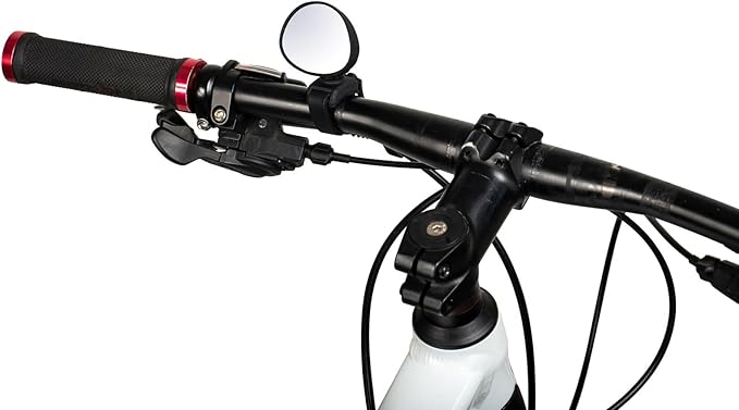 Zefal Spy 15 Mini Bike Mirror – Universal Clip-On Rearview Mirror, 15 cm2 Convex Chrome ABS, 360 Degrees Adjustable, Fits 22–86mm Frames & Handlebars, Lightweight 28g