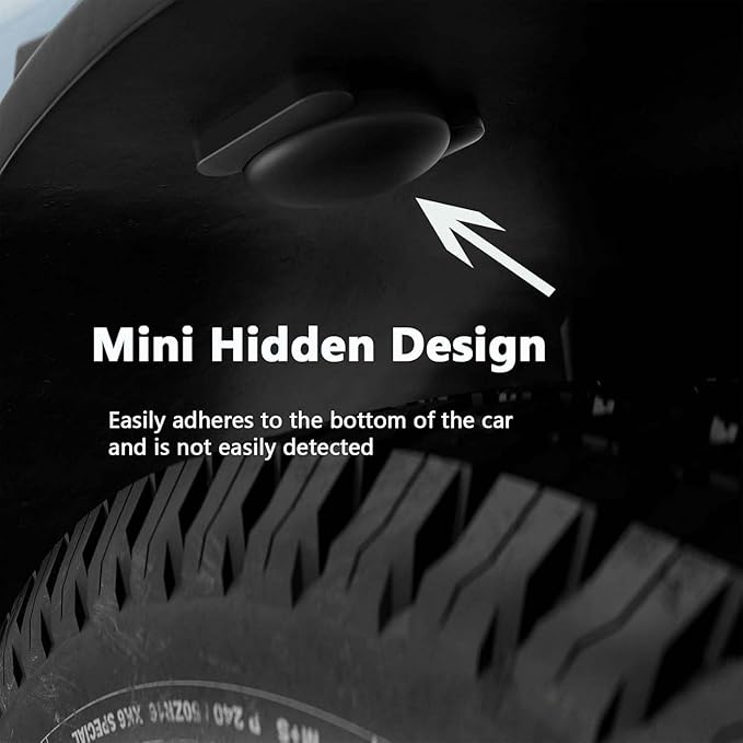 GPS Tracker for Vehicles, 2PCS Tracker Device for Vehicles No Subscription No Monthly Fee, Car Tracker Device Hidden, Work with Find My (iOS Only), Magnetic Real-Time Vehicle Tracker for Kids Dogs