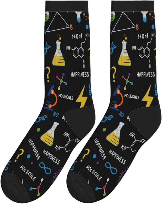 Crew Athletic Socks Funny Crazy Casual Sports Novelty Dress Socks for Women Men Running Hiking