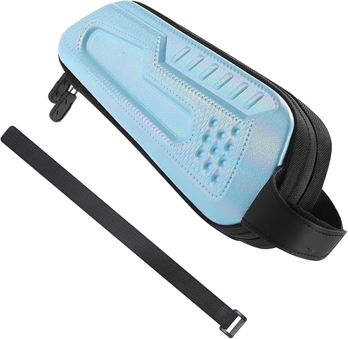Road Bikes Front Frame Bag Bicycles Top Tube Pouches Storage Bag Cyclings Tool Front Saddles Bags for Mountain Bike - Blue