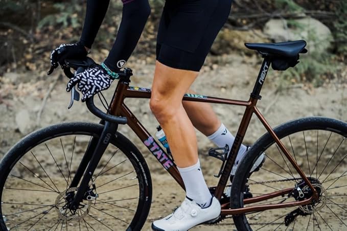 Swiftwick- ASPIRE Crew Cycling Socks, Firm Compression Fit, Moisture Wicking