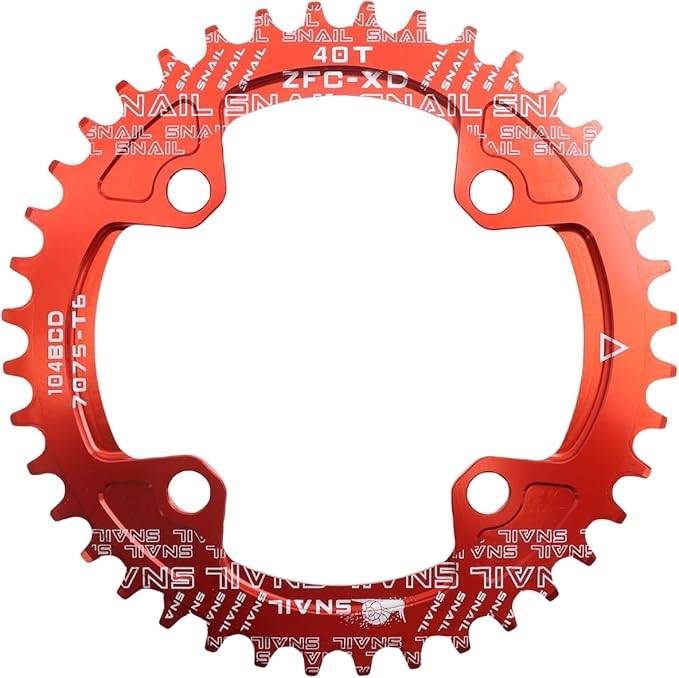 DJC Bike Chainring 104BCD Round/Oval 30t 32t 34t 36t 38t 40t 42t 44t 46t 48t 50t 52t Tooth Narrow Wide 7/8/9/10/11/12 Speed Ultralight MTB Mountain Bike 104 BCD Chainwheel