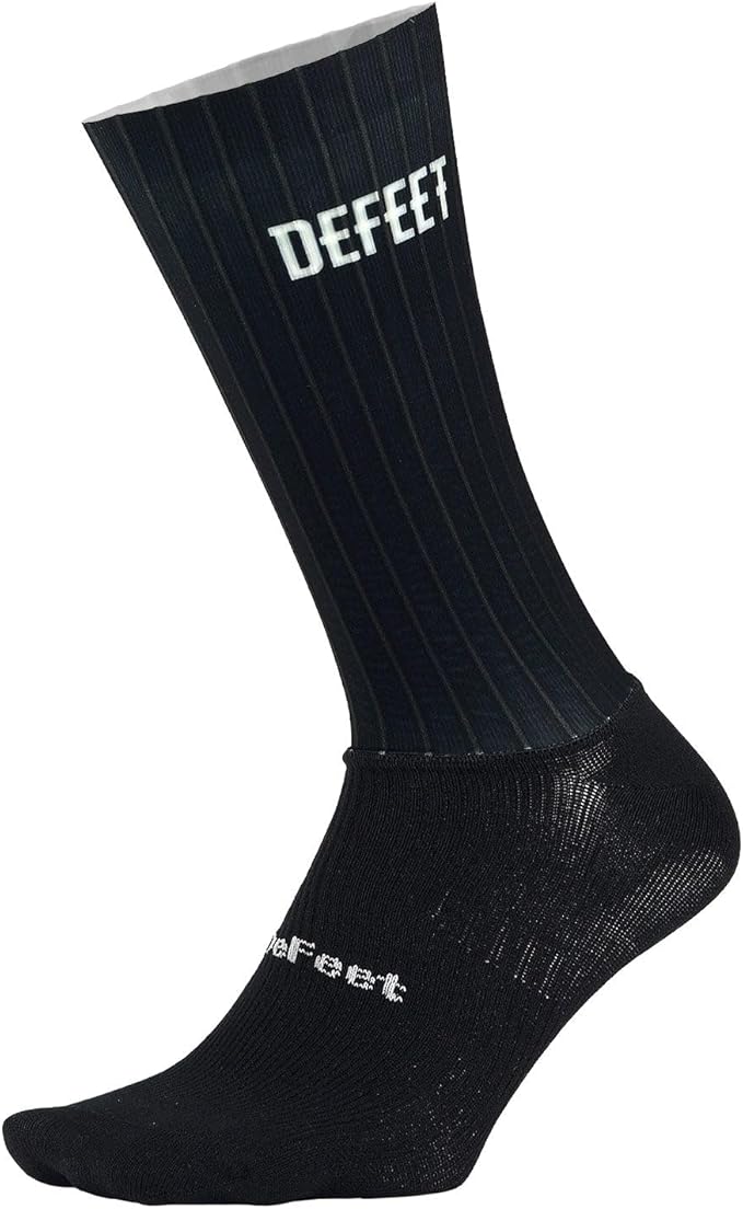DEFEET Evo Jet Aero Crew Sock | Wind-Tunnel Engineered For Maximum Aerodynamic Gains