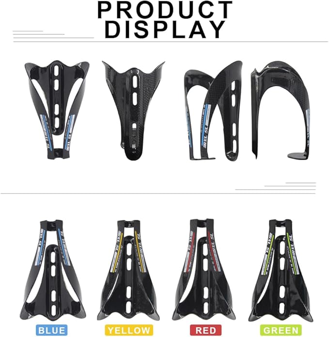 Carbon Fiber Water Bottle Cage Carbon Water Bottle Cage Road Mountain Bike Water Bottle Cage Ultralight Adjustable Bottle Cage