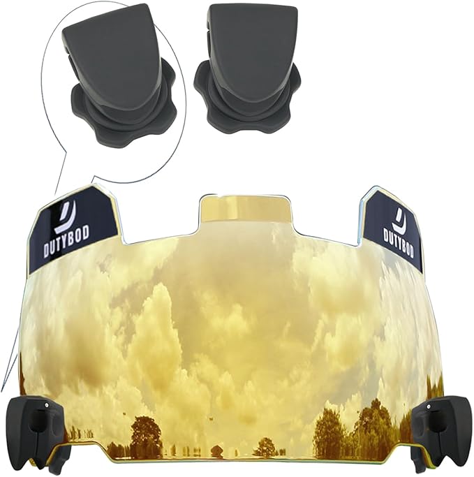 Football Visor, Clear Football Helmet Visor, Football Shield, Fits Youth and Adult Football Helmets
