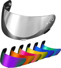 PSLER Qualifier Visor- Qualifier DLX Helmet Visor Motorcycle Face Shield Accessories Replacement for Bell Qualifier/Star/Vortex/RS-1/Revolver,Transparent Silver