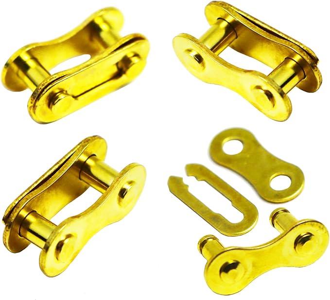 4 Pairs Bicycle Missing Link 1/6/7/8/9/10/11/12 Speed Chain Reusable Steel Bike Chain Link