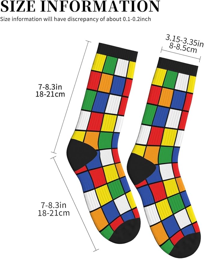 Crew Athletic Socks Funny Crazy Casual Sports Novelty Dress Socks for Women Men Running Hiking