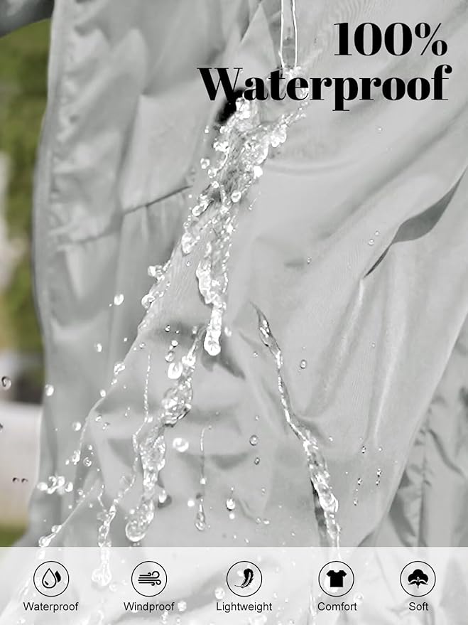 Packable Rain Jacket Women Waterproof Lightweight Jacket With Hood Womens Windbreaker Jacket S-XXL