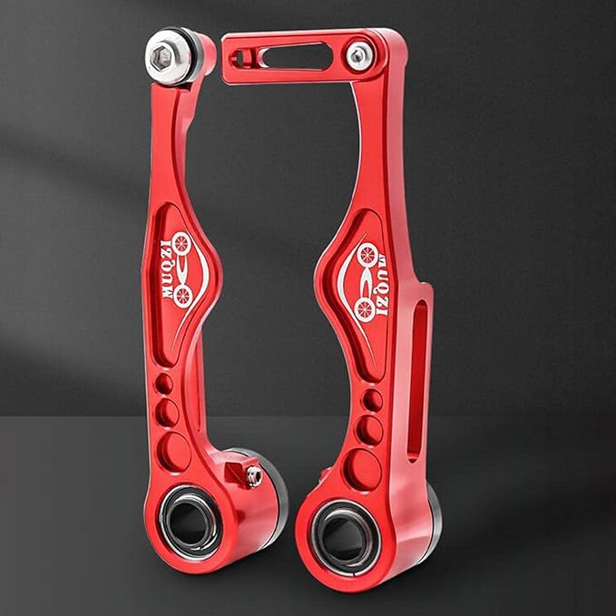 Linear Pull Bike V Brakes Front Rear Set Replacement Fit,Aluminum Alloy V-Type Bike Brake Set for Road Bike Bike BMX Repairing Accessories