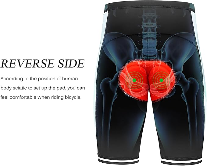Lixada Men's Cycling Jersey Short Sleeve with Padded Shorts Quick-Dry Summer Short Bike Clothing Bicycle Shirts Pants Set