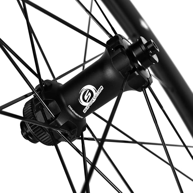 SUPERTEAM Carbon Disc Wheel 50T-28 Tubeless 700C Bike Wheels