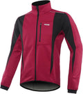 ARSUXEO Winter Warm UP Thermal Softshell Cycling Jacket Windproof Waterproof 15-k