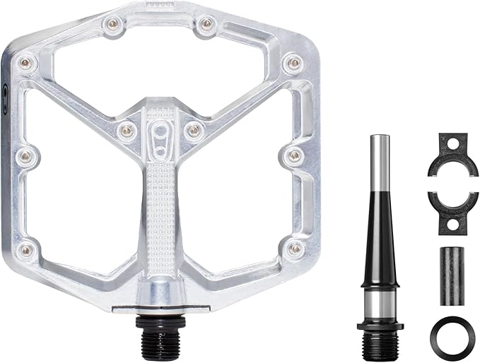 Crankbrothers Stamp Flat MTB Pedals - Size-Specific, Lightweight, Versatile, Durable Bike Pedals