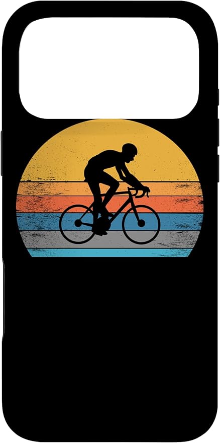 Racing Road Bike Vntage Cycling Riding Racing Bike Bicycle Case for iPhone 17 Pro Max