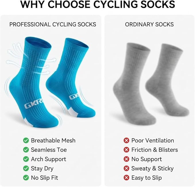 4 Pairs Running Socks Cycling socks