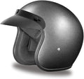Daytona Helmets Retro 3/4 Open Face Motorcycle Helmet - Vintage Style, DOT Approved Helmet for Men & Women, Lightweight, Adjustable Fit, Removable Visor - Bike, Moped, Chopper, Scooter Helmet