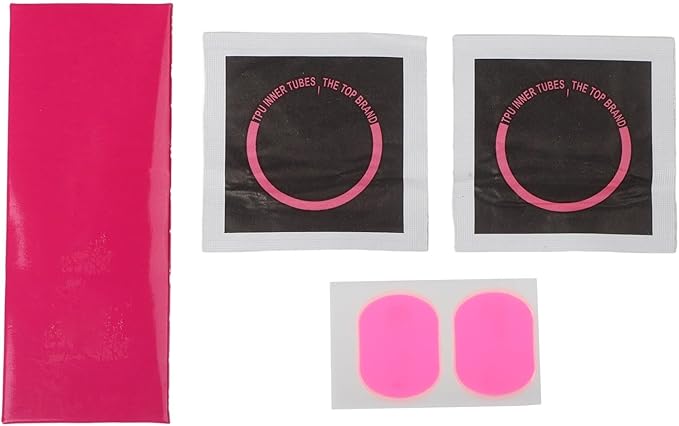 Bicycle Tire Repair Patch Kit For Ridenow For TPU Inner Tubes, Ultralight Transparent Puncture Fix Tool And Two Cleansing Wipes