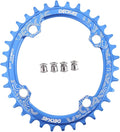 DJC Bike Chainring 104mm BCD Round/Oval MTB 104BCD 30T to 52T 7/8/9/10/11/12 Speed Narrow Wide Tooth Aluminum 7075 Super Lightweight 30T 32T 34T 36T 38T 40 42 DH XC Trail Fat Bike Ebike