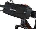 Multifunctional Bike Handlebar Bag - 2.4L Waterproof Bike Frame Front Pouch, Convertible Handlebar to Crossbody Sling Bag, Minimalist Design for Mountain/Road Bikes