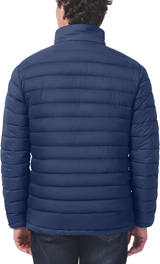 Men's Lightweight Packable Puffer Jacket Insulated Warm Winter Jackets Puffy Coat for Ski Hiking Travel