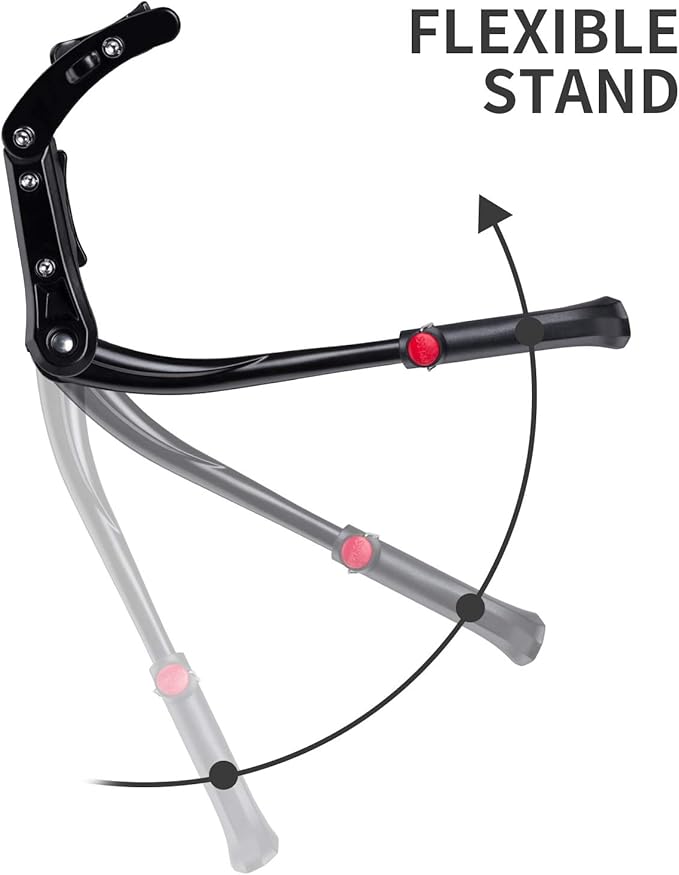 ROCKBROS Bike Kickstand for Mountain Bike Bicycle Kickstand Adults 24 inch to 28 inch Adjustable Bike Side Stand