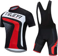 Men's Cycling Jersey Set, Summer Mountain Bike Clothing Short Sleeved Riding Jerseys