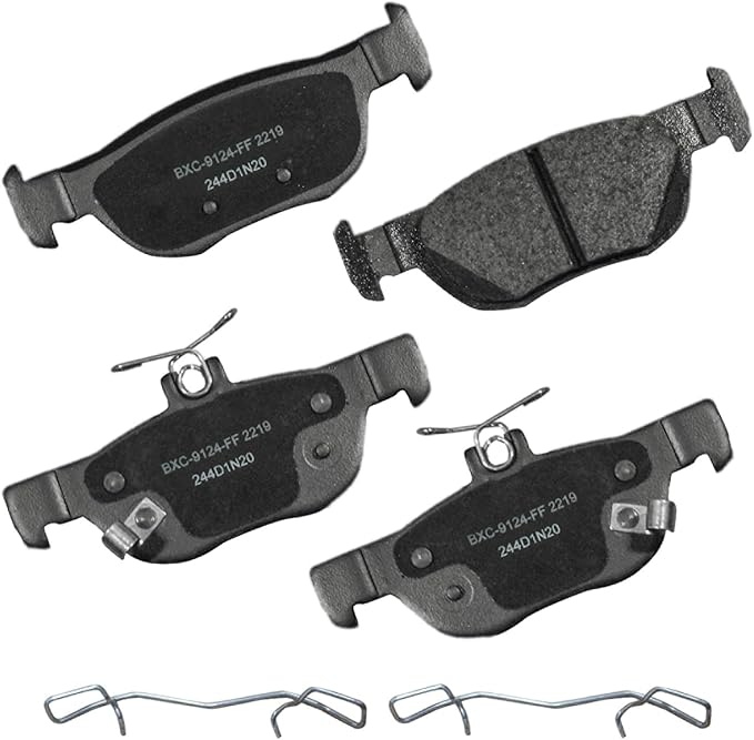 Bendix Premium SBC2219 Ceramic Rear Brake Pads for Mazda 3 2021-2019, 3 Sport 2019, CX-30 2024-2020