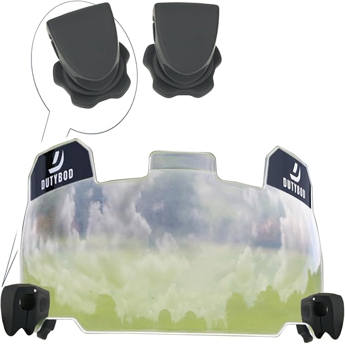 Football Visor, Clear Football Helmet Visor, Football Shield, Fits Youth and Adult Football Helmets