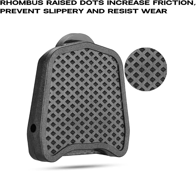 Thinvik Bike Clipless Pedal Adapters for Look Keo Sprint/Classic/Max Carbon/Blade Carbon Ti Clipless Pedal Convert to Universal Platform Pedal
