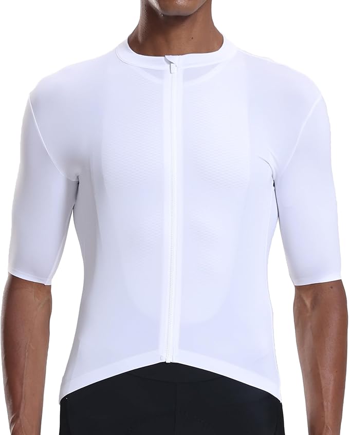 YKYWBIKE Cycling Jersey Men with Pockets Bike Jersey Short Sleeve Biking Shirts for Men Cycling Breathable MTB Biker Shirts