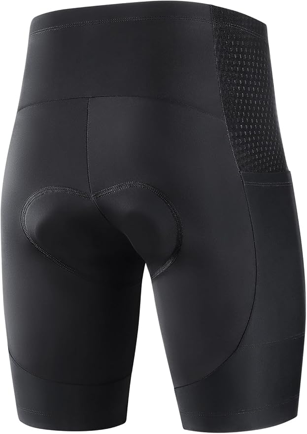 BERGRISAR Men's Cycling Shorts 4D Padded Bike Shorts Biking Bicycle Shorts with Pockets