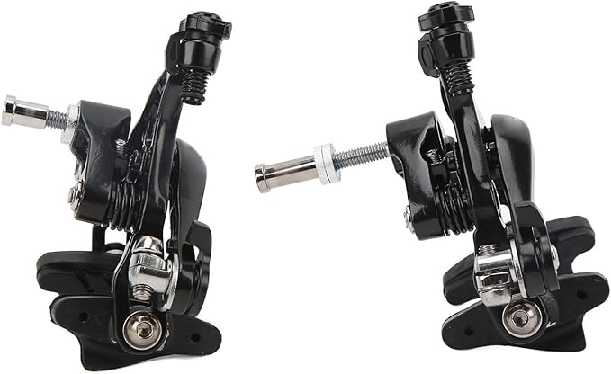 Alomejor C Brake Front Rear Set Road Calipers Aluminum Alloy Road C Brake Caliper Pull Brake Set Cycling Front Rear Rim Brake Clamp