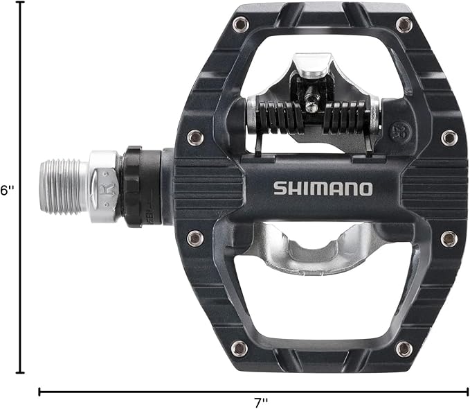 SHIMANO PD-EH500 SPD & Flat Dual Sided Bike Pedal for Indoor Cycling & Urban Riding