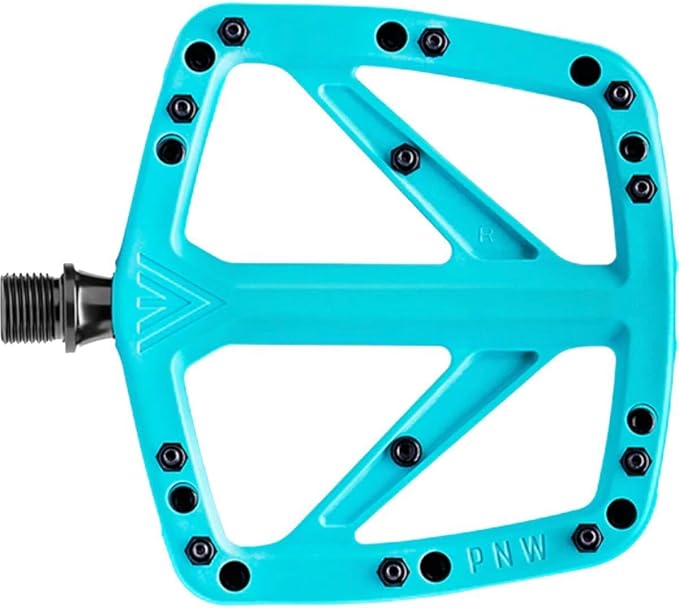 PNW Components Range Composite MTB Pedals – Nylon Flat Mountain Bike Pedals – Sealed Bearings – Wide Platform – Multiple Colors