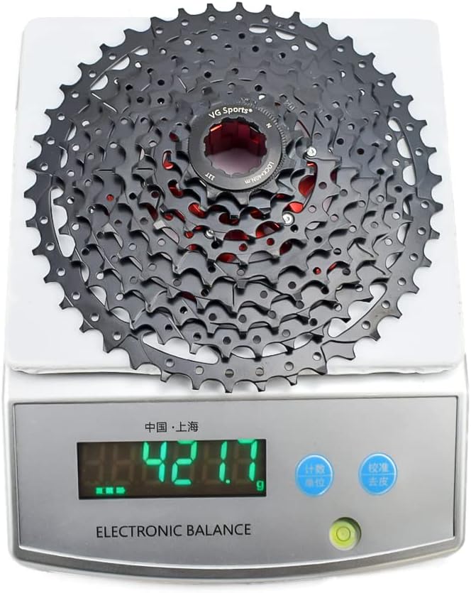 VG SPORTS 8/9/10/11/12 Speed Ultra-Light Bike Cassette for Mountain Bike 11-40T/11-42T/11-46T/11-50T/11-52T MTB Cassette Lightweight Aluminum Bracket Cassette