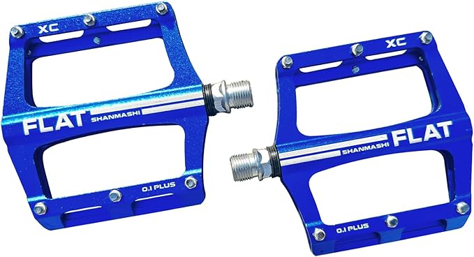 UPANBIKE Mountain Bike Bearing Pedals 9/16'' Spindle Aluminum Alloy Flat Platform for BMX MTB Road Bicycle