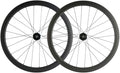 SUPERTEAM Carbon Fiber Disc Brake Wheelset 700c Road Wheel 25mm Width UD Matt 30/40/45/55mm (45mm, CX3 Hub Center Lock 12 * 100-12 * 142mm Thrux Axle)