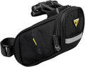 Topeak Aero Wedge Pack DX Small – 0.5 L Expanding Under‑Saddle Bag with QuickClick F25 Mount, Reflective Strip & Side Tool Pockets
