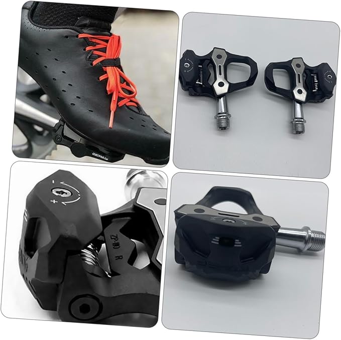 Generic Self-Locking Locking Pedal Seats Hanger Straps Pedals Alarm Lock Moped Locks Stationary Rear Rack Bicycle Seat Cushion Holder Road Pocket Platform Pedals Bike Aluminum Alloy
