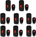 Car Alarm System, 113dB Fake Car Alarm, Motion Alarms for Cars Vehicle Security Alert Automotive Vibration Warning Interior Safety Red LED Light IP66 Waterproof, 8Pcs