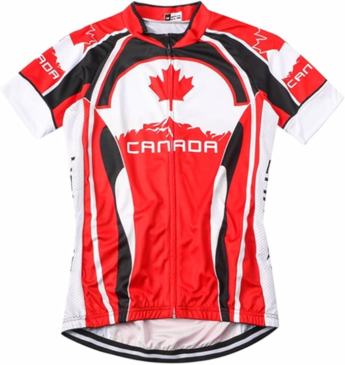 Weimostar Men's USA Cycling Jersey Short Sleeve Biking Shirts Breathable with Pockets