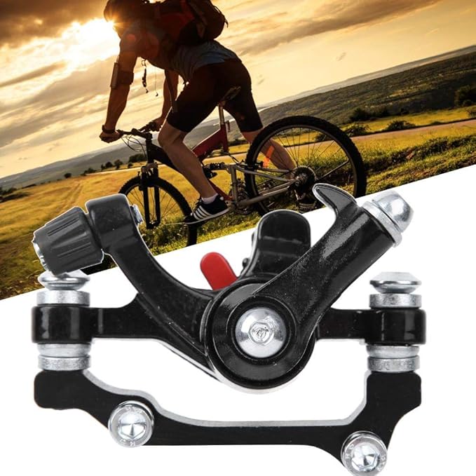 Mountain Bike Disc Brakes, Lightweight Aluminum Alloy Front Rear Disc Brakes, Disc Brake Caliper 160/180mm, for Trail Riding Off Road Commuting Cyclists