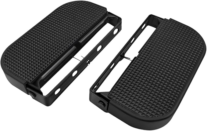 Electric Bike Pedals Folding Sturdy Pad, Professional, Portable Universal Rubber Floorboard Footrest