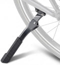 Bike Kickstand for 24-29 Inch Bicycle, 2 Bolt Include, 2 Holes Extra Stable Max Load 176LBS, Non-Slip Base Adult Black Bicycle Kickstand for Mountain Bike, E-Bike, Adjustable Length 34cm-42cm