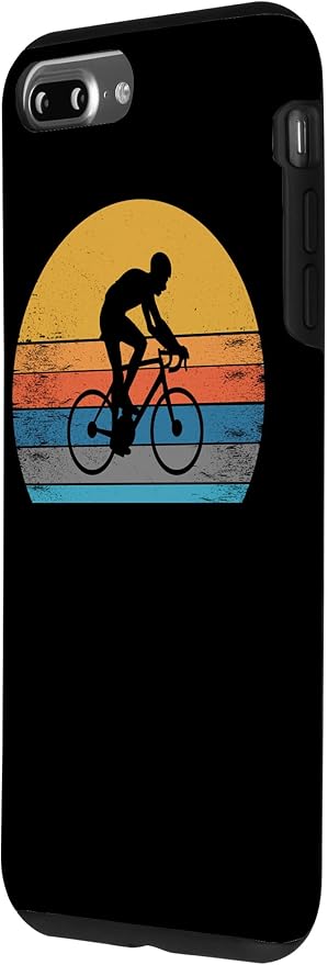 Racing Road Bike Vntage Cycling Riding Racing Bike Bicycle Case for iPhone 7 Plus/8 Plus