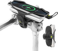 Bone Bike Tie 6 Pro-Pack, 2-in-1 Bike Phone and Charger Mount for Stem, Scratch-Free & Shock-Absorbing Silicone with Dual-Strap Protection, Cycling Holder for 4.7"–7.2" Smartphones and Power Banks