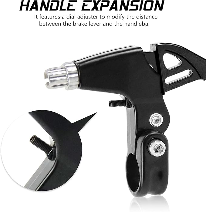 V-Type Bike Brake Set, Complete Universal Bike Front and Rear MTB Brake, Bicycle Brakes, Inner and Outer Cables, Include Brakes Lever Calipers Multi-Tool Wrenches