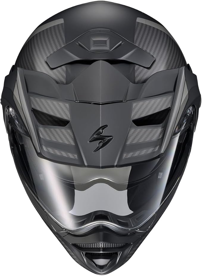 ScorpionEXO AT960 Modular Adventure Street Motorcycle Helmet with Bluetooth Ready Speaker Pockets DOT ECE Approved Monk (Phantom - 3X-Large)