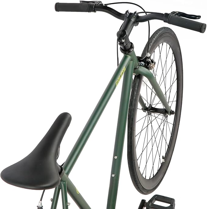AVASTA Single-Speed Fixed Gear Urban Commuter Fixie Bike Flip Flop Hub Bicycle, Multiple Colors